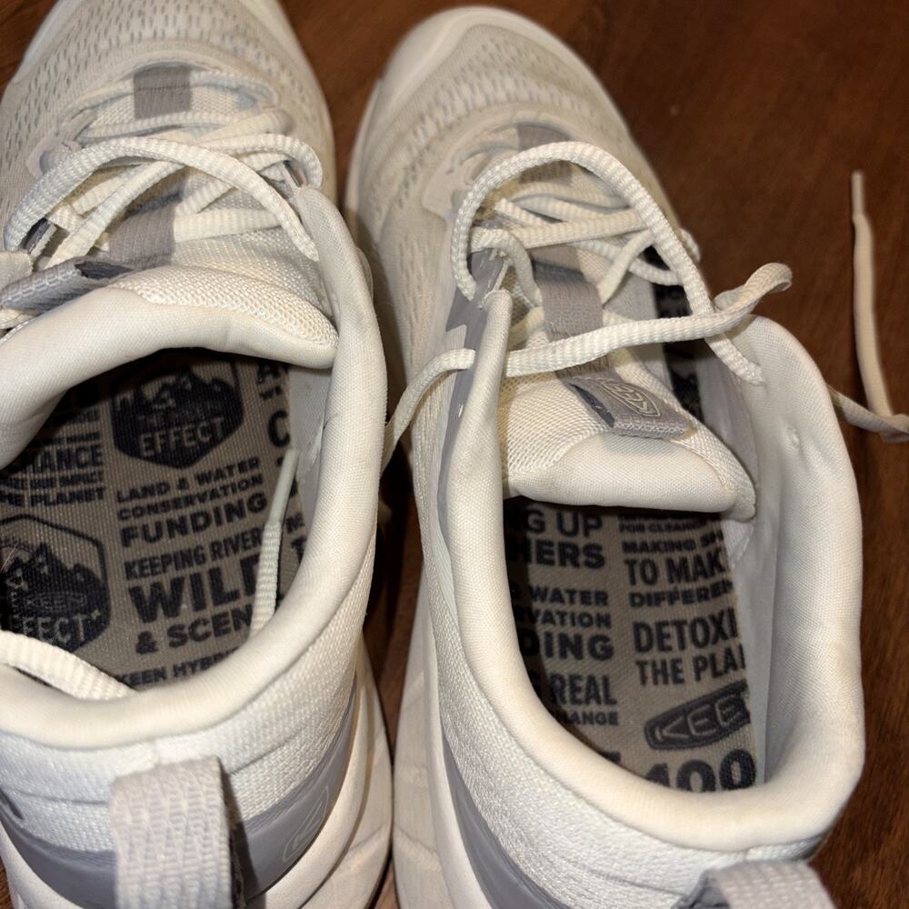 KEEN Women's Walking Sneakers Versacore Speed Size 9.5 White Gray - Picture 4 of 6